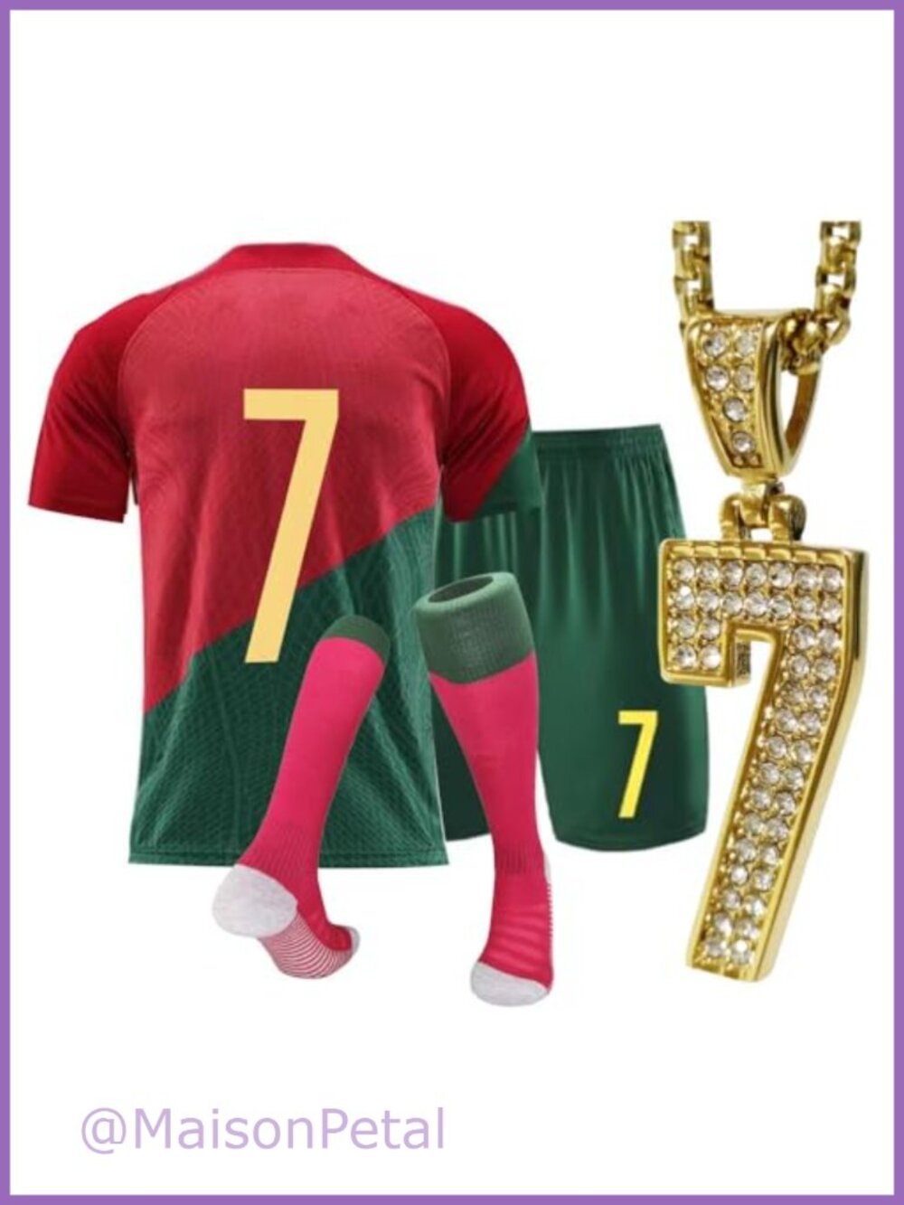 Kids Soccer Jersey Uniform Shirt Shorts Socks Set Polyester Boys Youth
